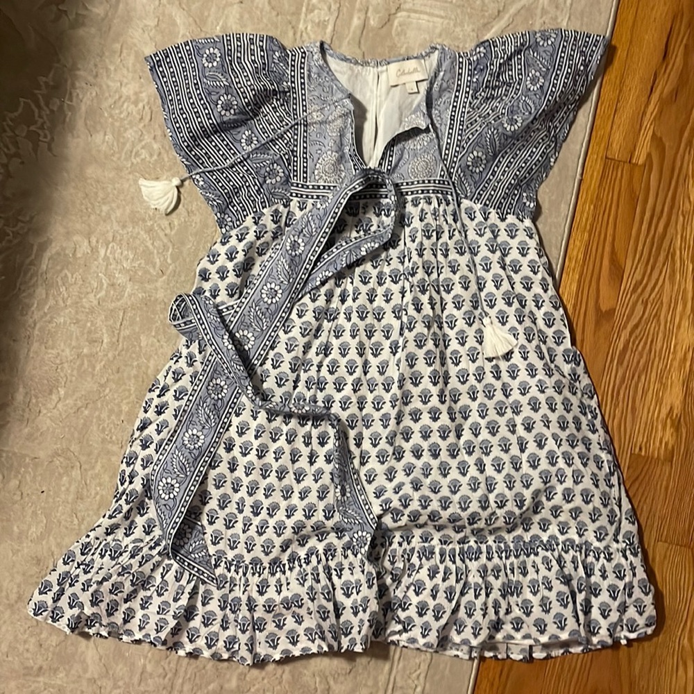 Navy-white Cleobella dress